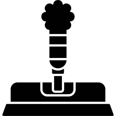 Web Kullanımı için Joystick Simgesi, Vektör İllüstrasyonu