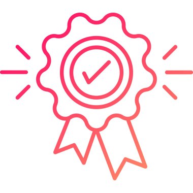 Web Kullanımı için Garanti Simgesi, Vektör İllüstrasyonu