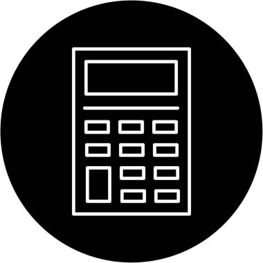 Web Kullanımı için Hesap Makinesi Simgesi, Vektör Resimleri