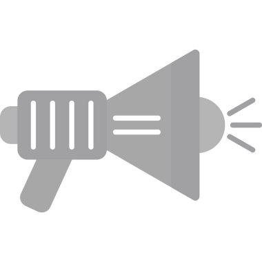 Web Kullanımı için Megafon Simgesi, Vektör İllüstrasyonu