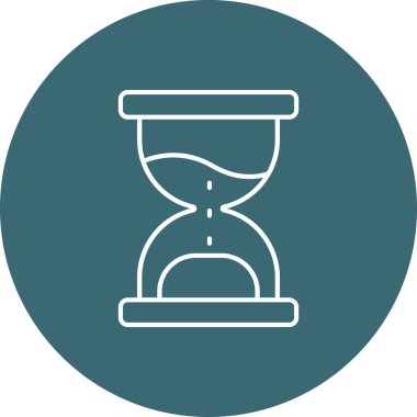 Web Kullanımı için Kum İzleme Simgesi, Vektör İllüstrasyonu