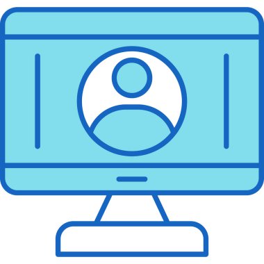 Web Kullanımı için Kullanıcı Simgesi, Vektör İllüstrasyonu