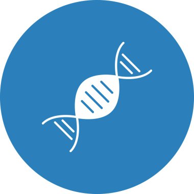 Web Kullanımı için DNA Simgesi, Vektör İllüstrasyonu
