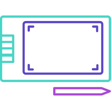 Elektronik Aygıt Simgesi, Web Kullanımı için Vektör İllüstrasyonu