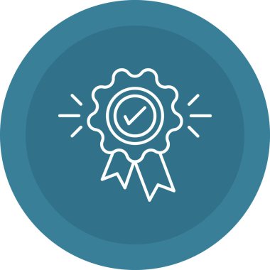 Web Kullanımı için Garanti Simgesi, Vektör İllüstrasyonu