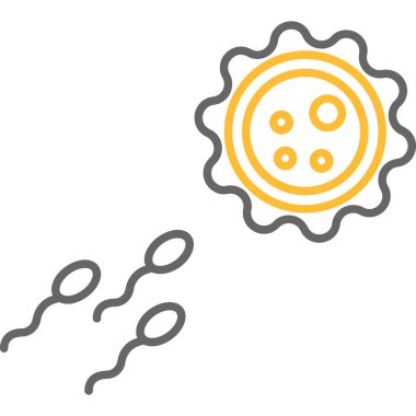 Web kullanımı için Döllenme Simgesi, Vektör İllüstrasyonu