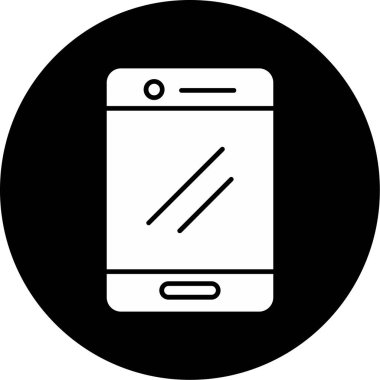 Web Kullanımı için Akıllı Telefon Simgesi, Vektör İllüstrasyonu