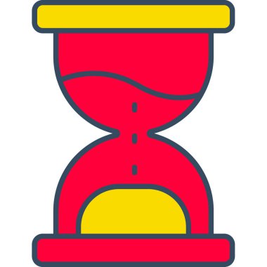 Web Kullanımı için Kum İzleme Simgesi, Vektör İllüstrasyonu