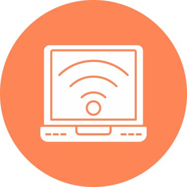 Web Kullanımı için Wifi Simgesi, Vektör İllüstrasyonu