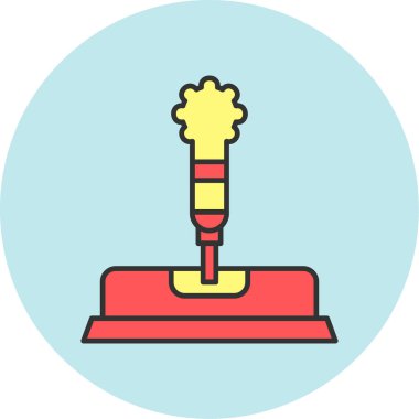 Web Kullanımı için Joystick Simgesi, Vektör İllüstrasyonu