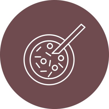 Petri Tabağı Simgesi, Web Kullanımı için Vektör İllüstrasyonu