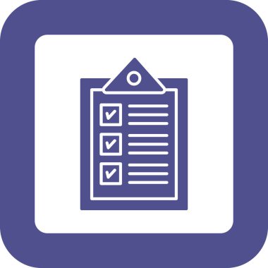 Web Kullanımı için Görev Simgesi, Vektör İllüstrasyonu