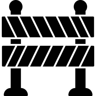 Yol Bariyeri Simgesi, Web Kullanımı için Vektör Resimleri