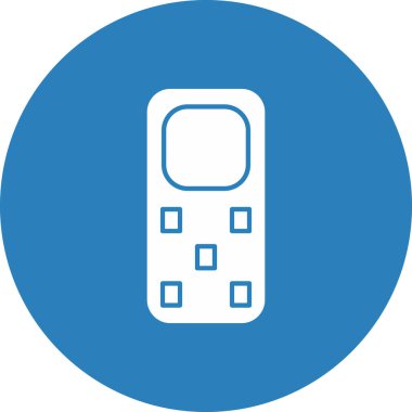 Web Kullanımı için Telefon Simgesi, Vektör İllüstrasyonu