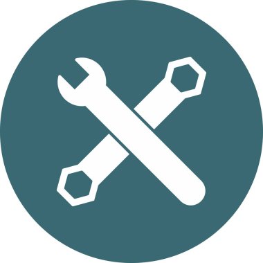 Web Kullanımı için Araç Simgesi, Vektör İllüstrasyonu