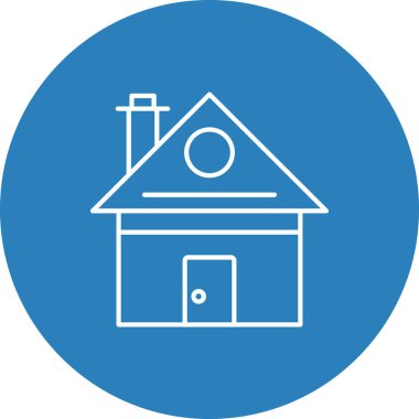 Web Kullanımı için Ev Simgesi, Vektör İllüstrasyonu