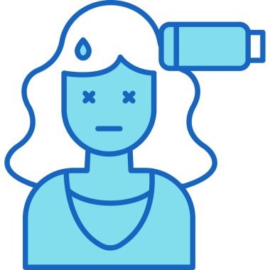 Web kullanımı için Yorgunluk Simgesi, Vektör Resimleri