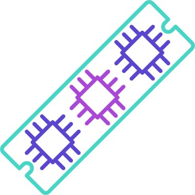 Ram Bellek Simgesi, Web Kullanımı için Vektör Resimleri