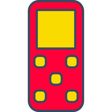 Web Kullanımı için Telefon Simgesi, Vektör İllüstrasyonu