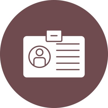 Web kullanımı için Üyelik Simgesi, Vektör İllüstrasyonu