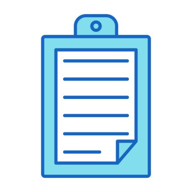 Web Kullanımı için Pano Simgesi, Vektör İllüstrasyonu