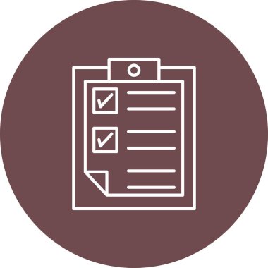 Web Kullanımı için Not Defteri Simgesi, Vektör İllüstrasyonu