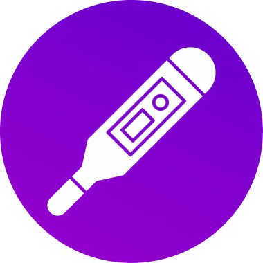 Web Kullanımı için Termometre Simgesi, Vektör İllüstrasyonu