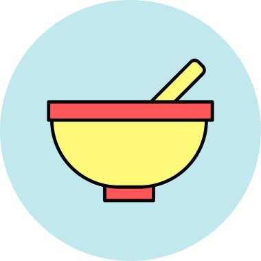 Web Kullanımı için Bowling Simgesi, Vektör İllüstrasyonu