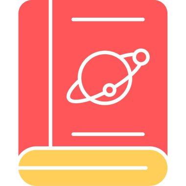 Web Kullanımı için Kitap Simgesi, Vektör İllüstrasyonu