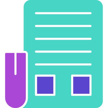 Web Kullanımı için Haber Simgesi, Vektör İllüstrasyonu