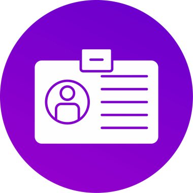 Web kullanımı için Üyelik Simgesi, Vektör İllüstrasyonu