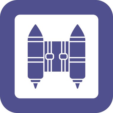 Web Kullanımı için Jet Pack Simgesi, Vektör Resimleri