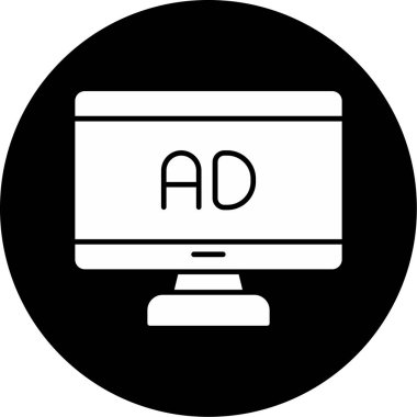 Web Kullanımı için Ad Simgesi, Vektör İllüstrasyonu