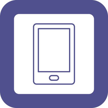 Web Kullanımı için Tablet Simgesi, Vektör İllüstrasyonu