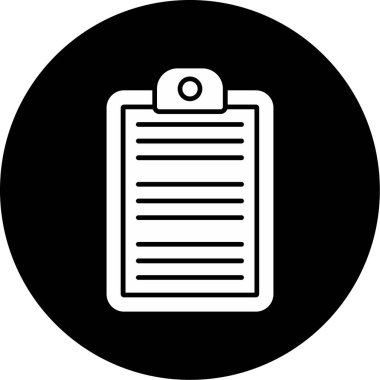 Web Kullanımı için Pano Simgesi, Vektör İllüstrasyonu