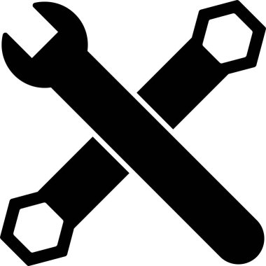 Web Kullanımı için Araç Simgesi, Vektör İllüstrasyonu