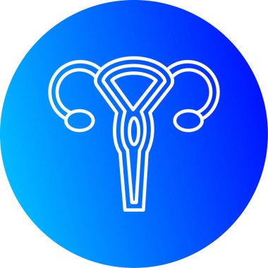 Web kullanımı için Rahim Simgesi, Vektör İllüstrasyonu