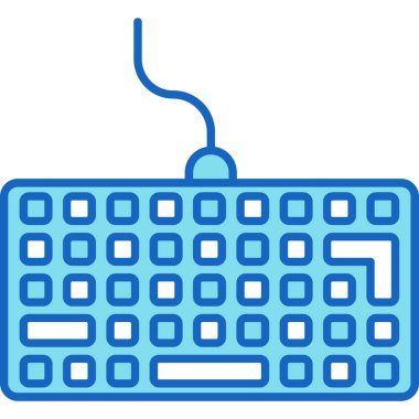 Web Kullanımı için Klavye Simgesi, Vektör İllüstrasyonu