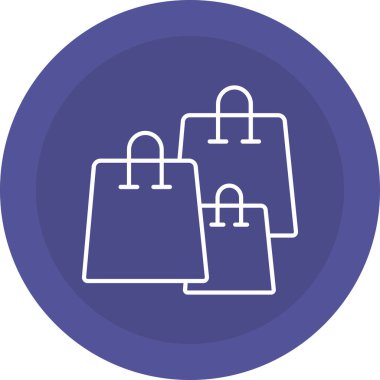 Alışveriş Torbaları Simgesi, Web Kullanımı için Vektör Resimleri