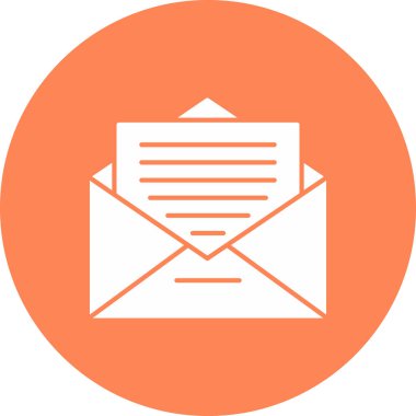 Web kullanımı için Zarf Simgesi, Vektör İllüstrasyonu