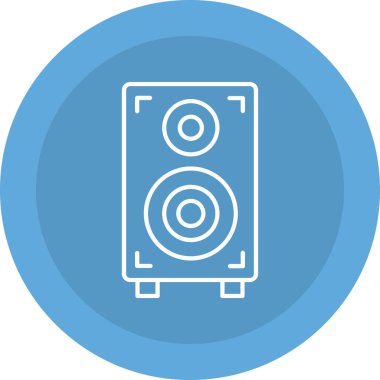 Web Kullanımı için Sözcü Simgesi, Vektör İllüstrasyonu