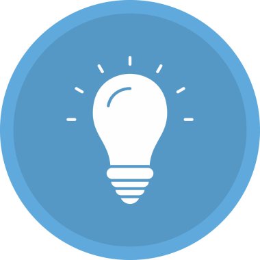 Web Kullanımı için Fikir Simgesi, Vektör İllüstrasyonu