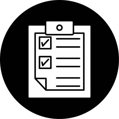 Web Kullanımı için Not Defteri Simgesi, Vektör İllüstrasyonu