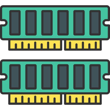 Ram Simgesi, Web Kullanımı için Vektör İllüstrasyonu