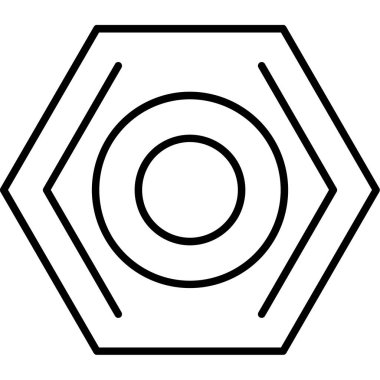 Screw.svg Simgesi, Web Kullanımı için Vektör İllüstrasyonu