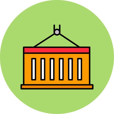 Web Kullanımı için Taşıyıcı Simgesi, Vektör İllüstrasyonu