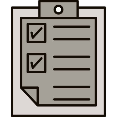 Web Kullanımı için Not Defteri Simgesi, Vektör İllüstrasyonu