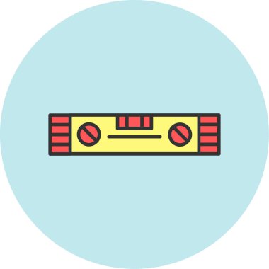 Web Kullanımı için Ruh Seviyesi Simgesi, Vektör İllüstrasyonu