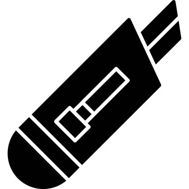 Web Kullanımı İçin Kesici Simgesi, Vektör İllüstrasyonu