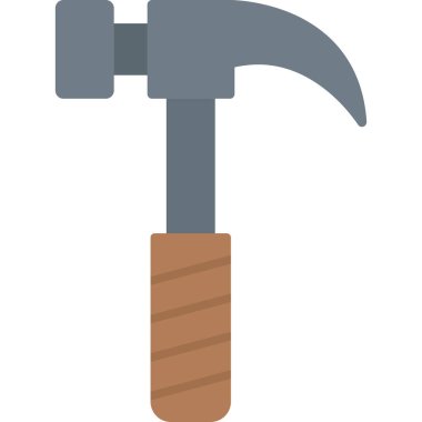 Çekiç Simgesi, Web Kullanımı için Vektör İllüstrasyonu